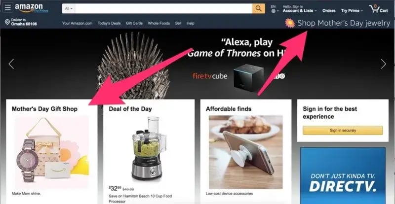 Amazon-Above-Fold-Homepage