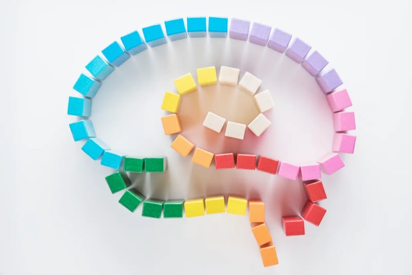 Colored blocks