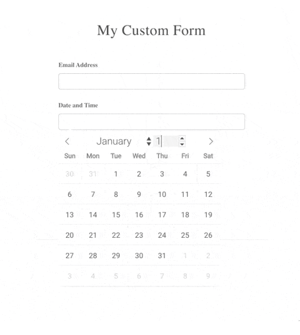 POWR custom form