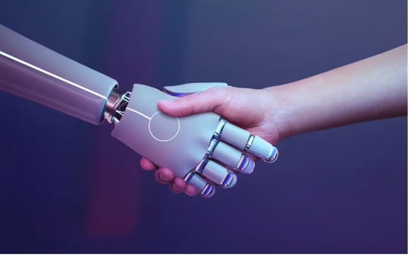 Robot handshake-1