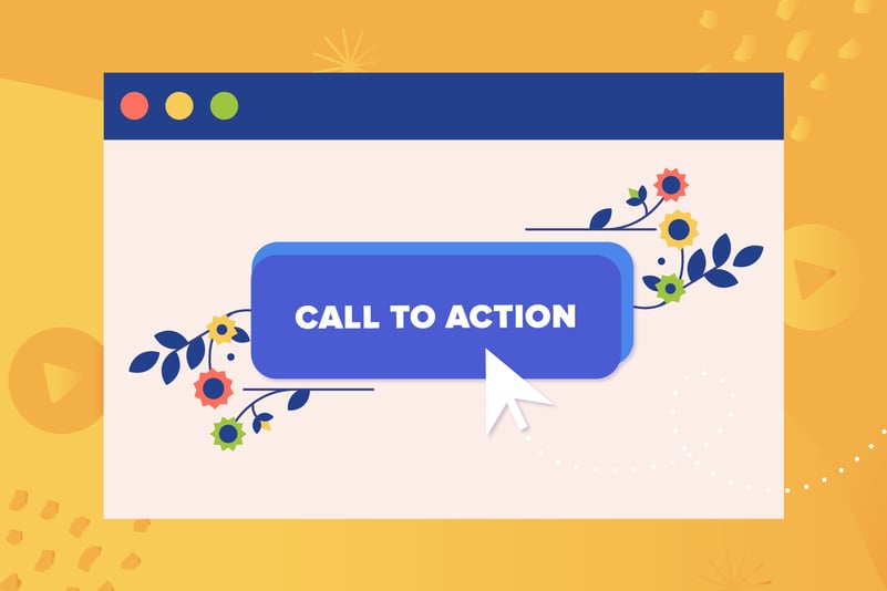 call to action button example