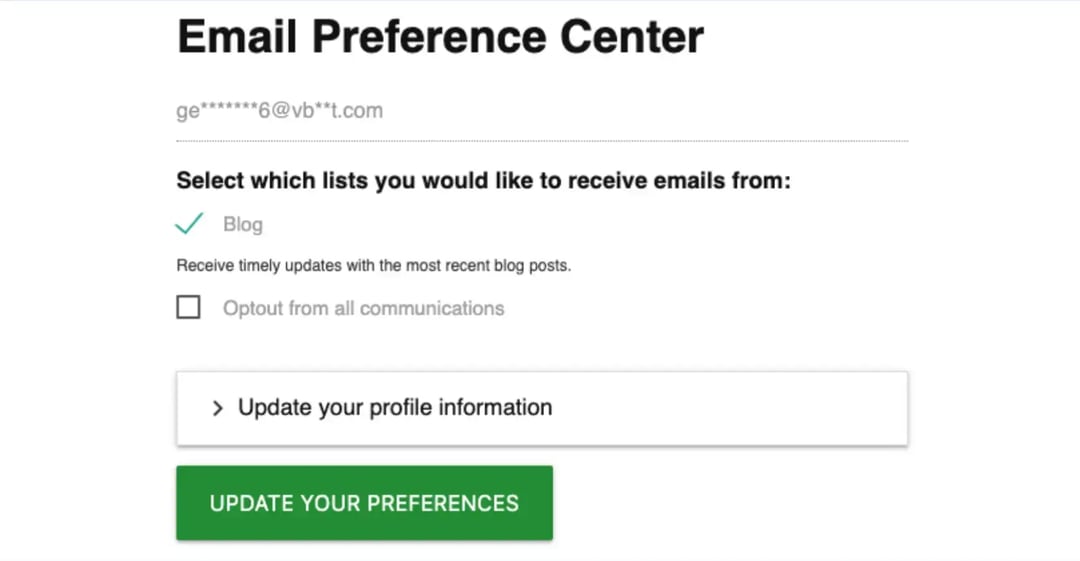 email-preference-center