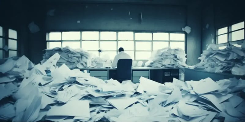 employee-in-a-cluttered-office-space-with-piles-of-paper