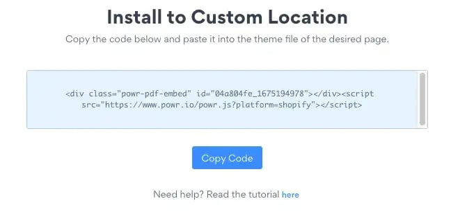 example custom html code