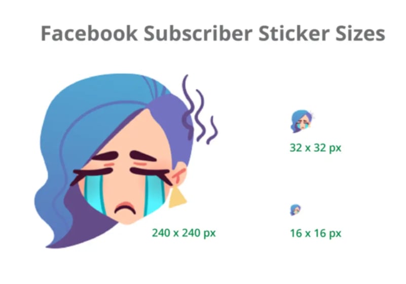 facebook subscriber sticker