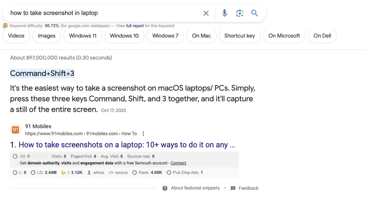 google-search-results-featured-snippet-example