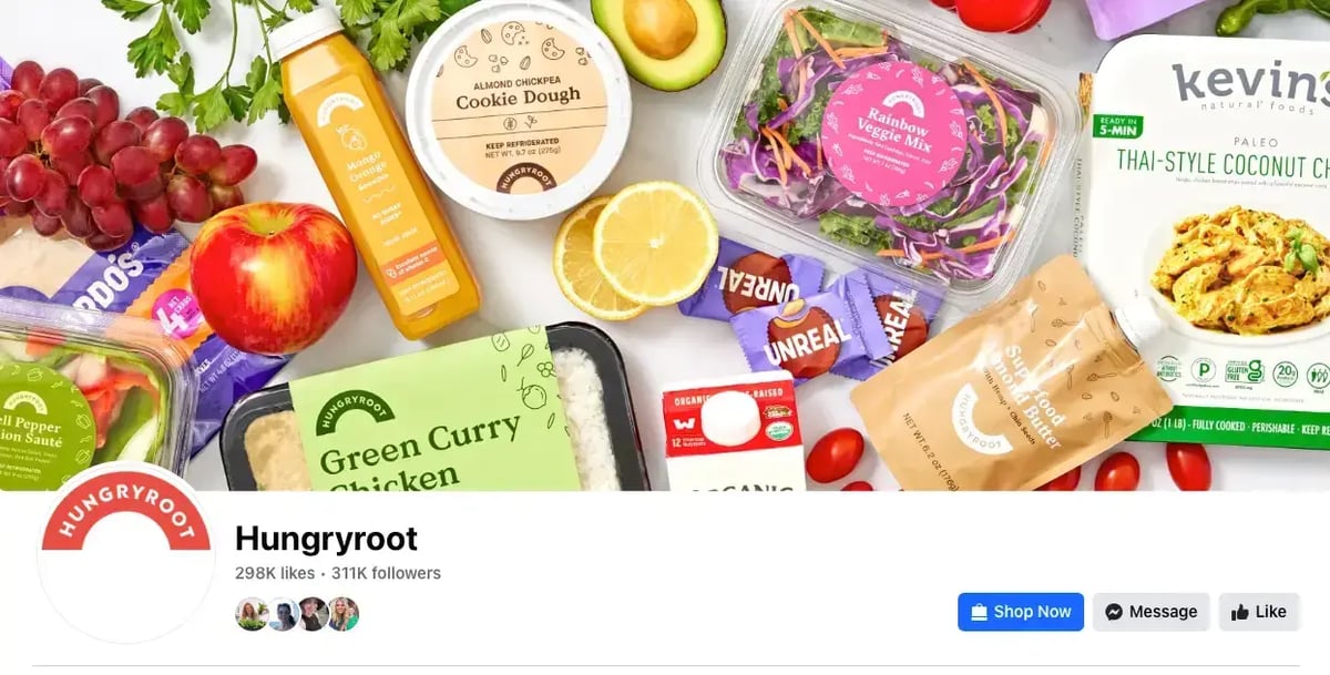 hungryroot-facebook-page