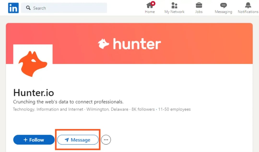 hunter-on-linkedin