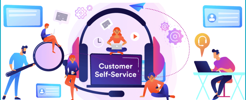 illustration of customer service