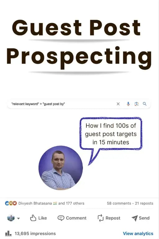 linkedin-post-on-guest-post-prospecting