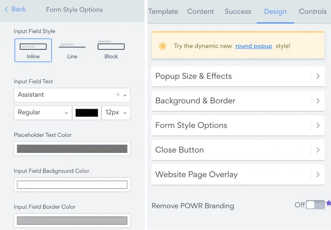 popup-design-settings