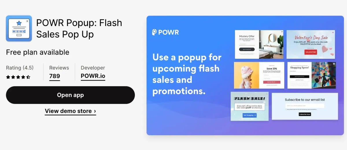 powr-popup-on-shopify