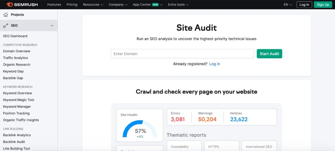 semrush-site-audit