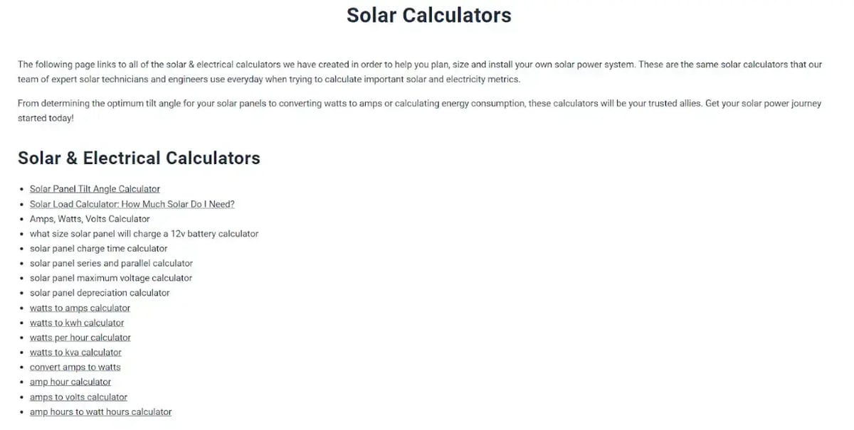 shopsolarkits-list-of-solar-and-electrical-calculators