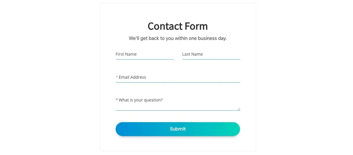 simple-contact-form