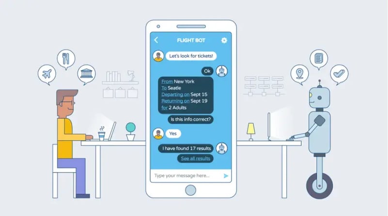 texting-with-chatbot