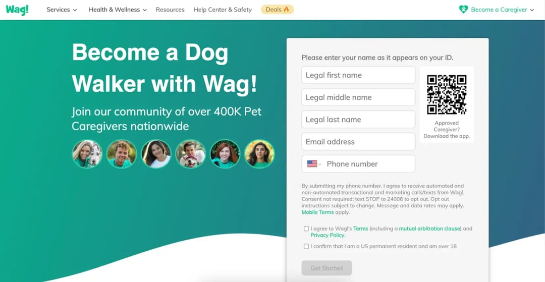 wag-landing-page