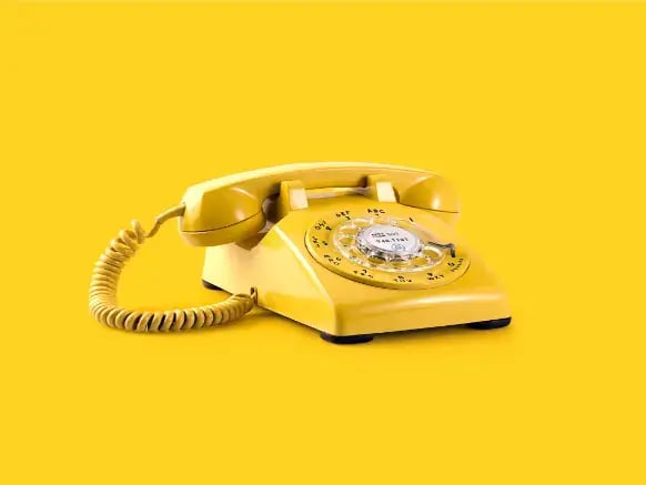 yellow-phone-on-yellow-background