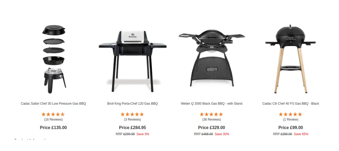 BBQ World products