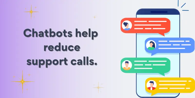 Chatbots help reduce support calls