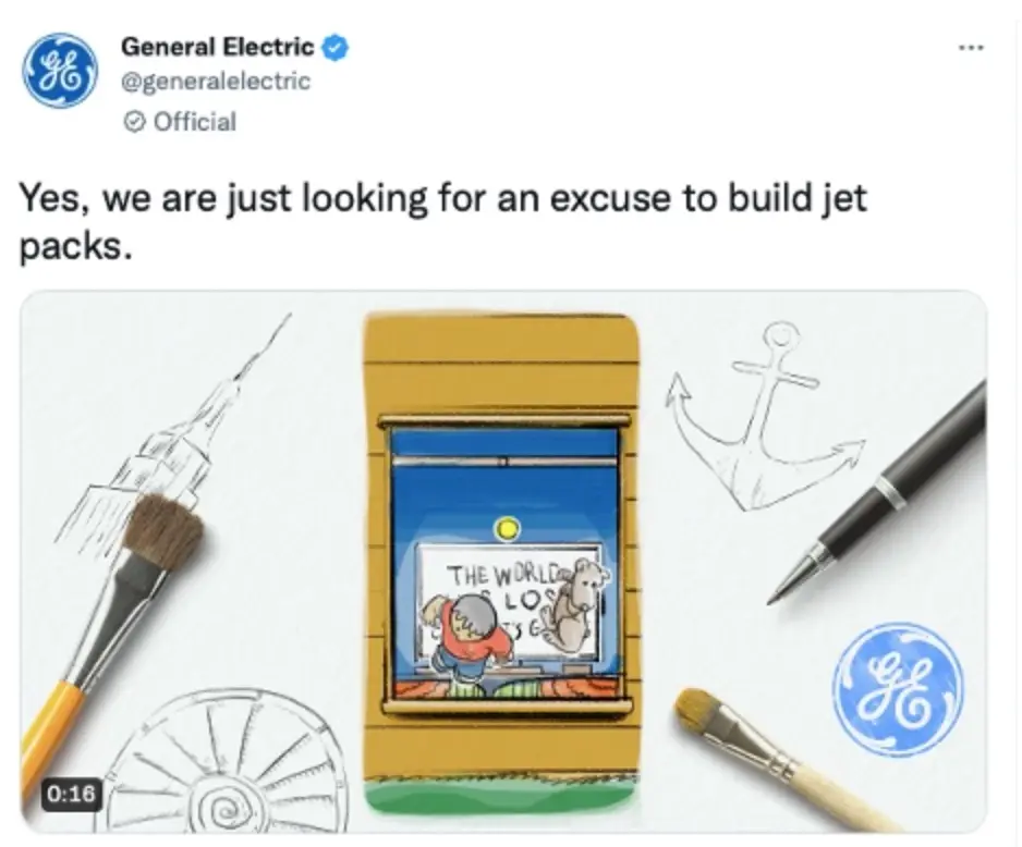 General Electric twitter